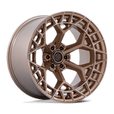 Fuel 1PC Charger 17x9 -12mm Platinum Bronze