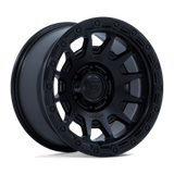 Fuel 1PC FC884 FORTRESS Black wheel