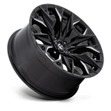 Fuel 1PC D803 FLAME 20x9 +1mm Gloss Black Milled