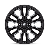 Fuel 1PC D803 FLAME 20x9 +1mm Gloss Black Milled