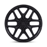 Fuel 1PC FLUX 20x9 +20mm Blackout (6x139.7)