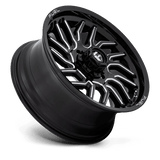 Fuel D807 Hurricane 20x9 Gloss Black Milled premium truck wheel