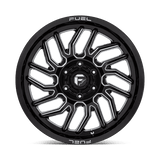 Fuel 1PC D807 HURRICANE 20x9 +1mm Gloss Black Milled