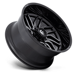Fuel 1PC D807 HURRICANE 24x12 -44mm Gloss Black Milled (8x165.1)
