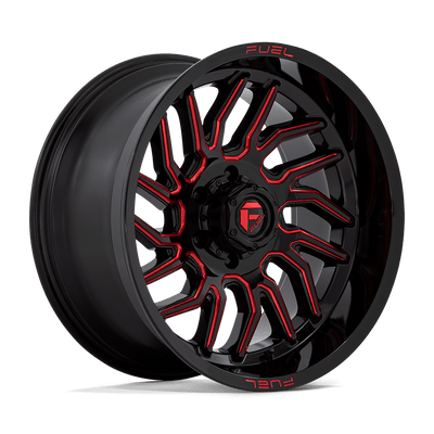 Fuel 1PC D808 HURRICANE Black wheel