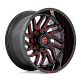 Fuel 1PC D808 HURRICANE Black wheel