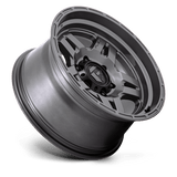 Fuel 1PC D801 OXIDE 17x8.5 +1mm Matte Gunmetal