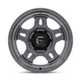 Fuel 1PC D801 OXIDE 17x8.5 +1mm Matte Gunmetal