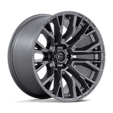 Fuel 1PC D848 REBAR 17x9 +1mm Matte Gunmetal