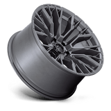 Fuel 1PC D848 REBAR 17x9 +1mm Matte Gunmetal