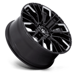 Fuel D849 Rebar 20x9 +20 gloss black milled premium truck wheel