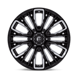 Fuel 1PC Rebar 6 20x9 +20mm Gloss Black with Milled Spokes