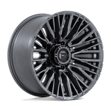 Fuel 1PC D848 REBAR 20x10 -18mm Matte Gunmetal