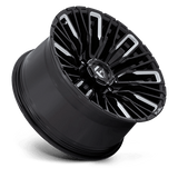 Fuel 1PC D849 REBAR 20x10 -18mm Gloss Black Milled
