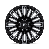 Fuel 1PC D849 REBAR 20x10 -18mm Gloss Black Milled