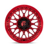 Fuel 1PC D758 TRIGGER 17x9 -12mm Candy Red