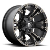 Fuel Vapor 20x9 +35 Black Machined Dark Tint premium Euro wheel