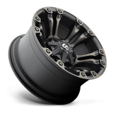 Fuel 1PC Vapor 17x9 -12mm Black with Machined Spokes and Dark Tint (5x114.3 / 5x127)