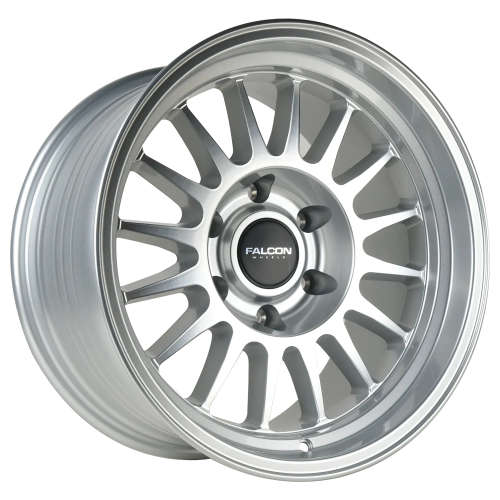 Falcon Off-Road TX2 Silver with Machined Spoke Faces and Lip