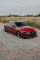 Ferrada CM1 Gloss Black Machined wheels on 2022 Lexus IS350
