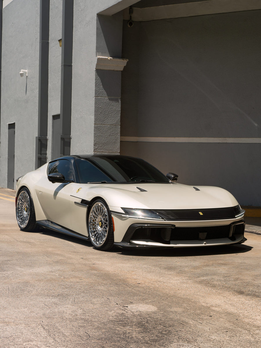 ANRKY RS7 forged wheel on Ferrari F12 Cilindri Bianco Fiji