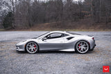 Vossen HF-5 19x10 +12 Satin Silver premium Euro wheel custom drilled