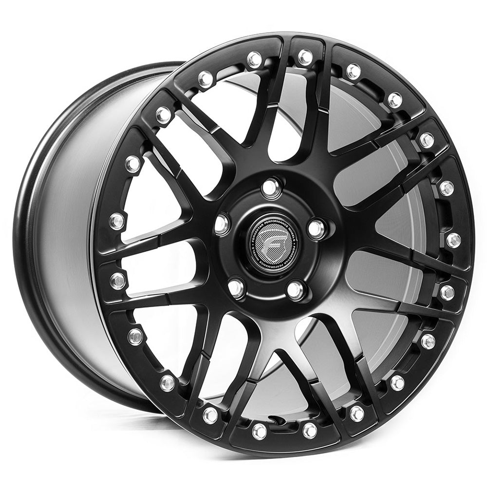 Forgestar F14 Beadlock Satin Black with a Real Beadlock Wheel