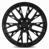 MRR GF5 18x9.5 Black dual bolt pattern premium Euro wheel