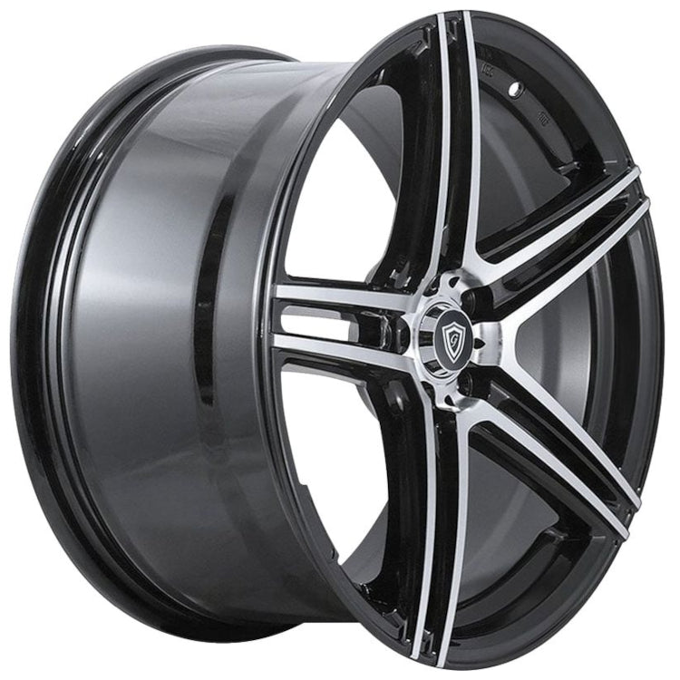 G-Line G5098 Black with Machined Spoke Faces