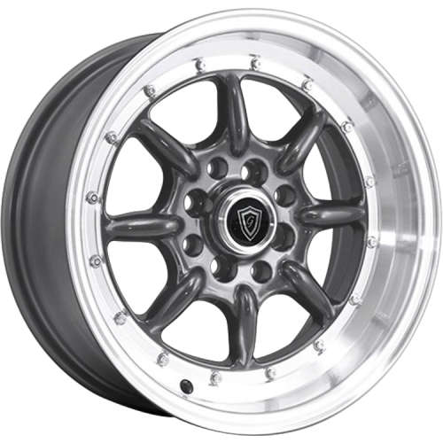G-Line G8006 Gunmetal Gray with a Polished Lip