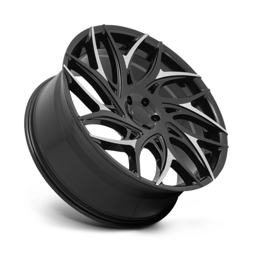 DUB 1PC G.O.A.T 24x10 +30 Gloss Black with Machined Spoke Accents