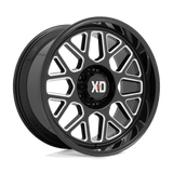 XD XD849 GRENADE II 20x10 +12mm Gloss Black Milled