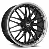 MRR GT1 19x8.5 Black Machine Lip premium Euro wheel