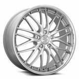 MRR GT1 19x8.5 Hyper Silver Machine Lip premium Euro wheel