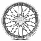 MRR GT1 19x8.5 Hyper Silver Machine Lip premium Euro wheel