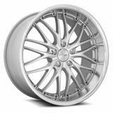 MRR GT1 18x9.5 Hyper Silver Machine Lip premium Euro wheel