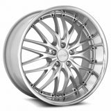 MRR GT1 20x10 Hyper Silver Machine Lip premium Euro wheel