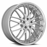 MRR GT1 20x8.5 Hyper Silver Machine Lip dual bolt pattern premium Euro wheel