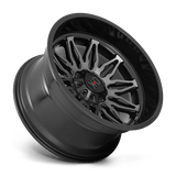 XD XD859 22x12 -44mm Gloss Black with Machined Spokes and Gray Tint