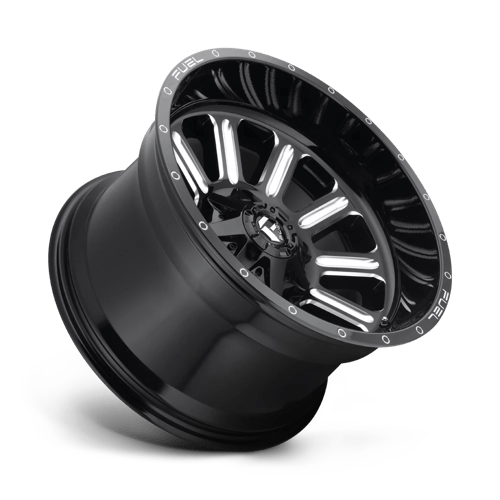 D620 Fuel Rims Fuel 1PC D620 Hardline 17x9 -12mm Gloss Black Milled – TFS Wheels