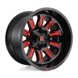 Fuel 1PC D621 HARDLINE Black wheel