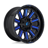 Fuel 1PC D646 HARDLINE Black wheel