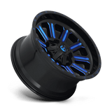 Fuel 1PC D646 HARDLINE 18x9 +1mm Gloss Black Blue Tinted Clear (5x114.3 / 5x127)