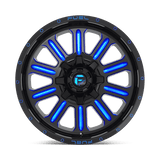 Fuel 1PC D646 HARDLINE 18x9 +1mm Gloss Black Blue Tinted Clear (5x114.3 / 5x127)