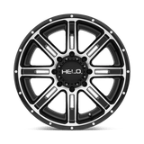 Helo HE900 20x9 0mm Gloss Black Machined