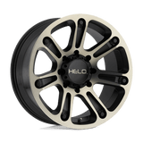 Helo HE904 17x9 0mm Satin Black Machined Dark Tint