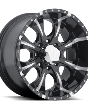 Helo HE791 MAXX 17x9 -12 Gloss Black Milled