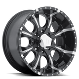 Helo HE791 MAXX 17x9 -12mm Gloss Black Milled