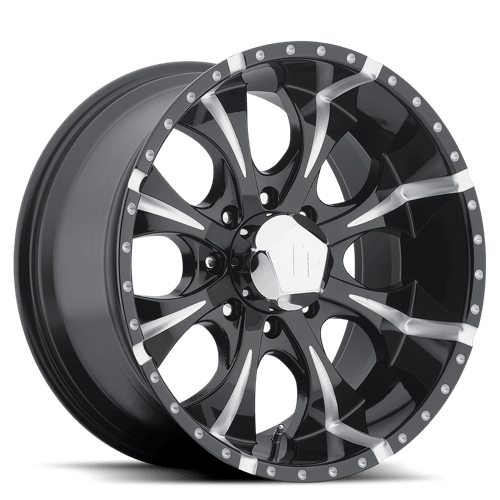 Helo HE791 MAXX 17x9 -12 Gloss Black Milled