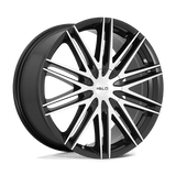 Helo HE880 17x7.5 +42 Gloss Black Machined Face premium Euro wheel